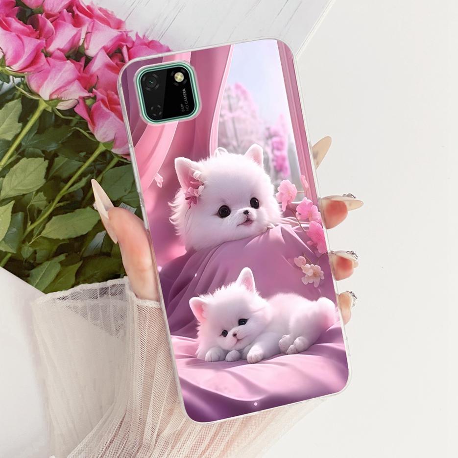 For Huawei Y5p Case DRA-LX9 Cute Lion Fashion Painted Cover Soft Silicone Phone Case For Huawei Y5p Honor 9S Honor9S Fundas Bags