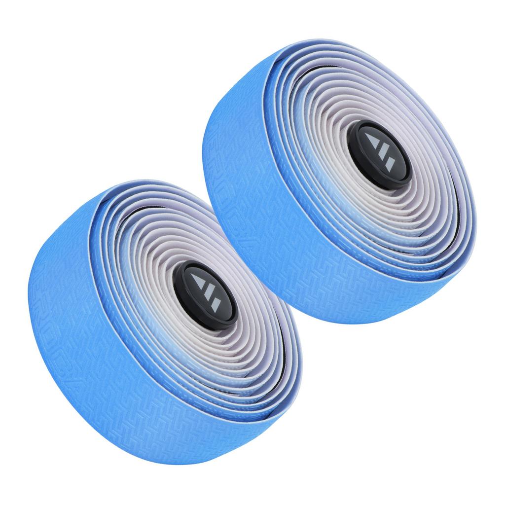 Road Bike Zpattern Dualcolor Gradient Handlebar Tape with Plugs Shockabsorbing Comfortable for