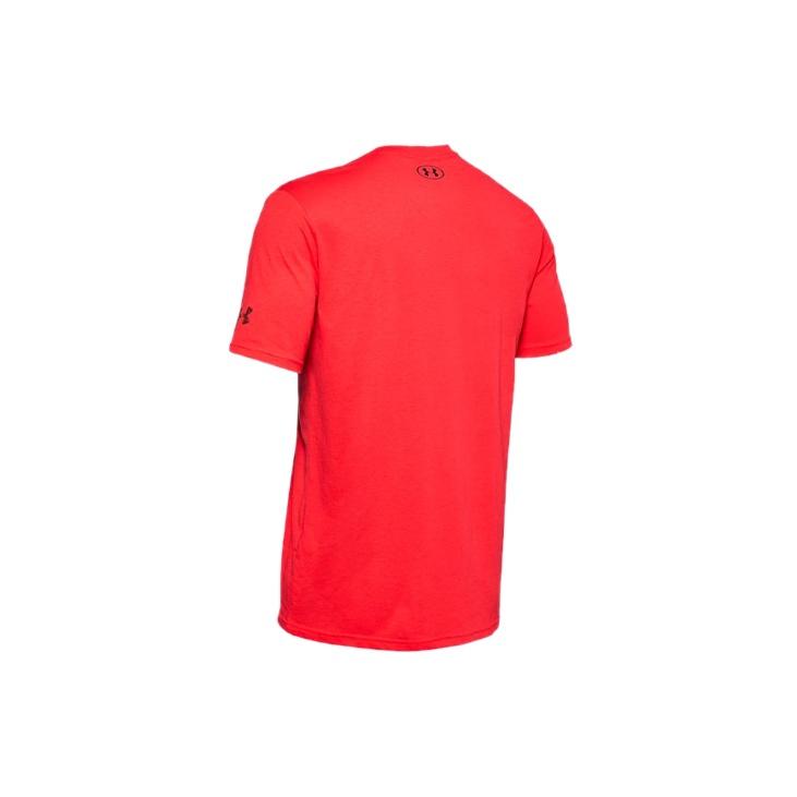 Under Armour Project Rock Bika Grafika Sportos Rövid Ujjú Póló Férfi Felsők Mesa-Piros 1351582-608