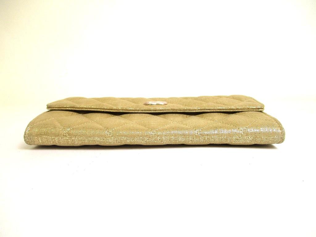 Authentic GUCCI GG Marmont Gold Leather Bifold Wallet Compact Wallet #a729  Refurbished