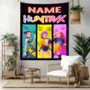 Kpop Demon Hunters Custom Your Name Wall Decor Tapestry Art For Pet Memorial Birthdaywedding Party Backdrop Family Gift