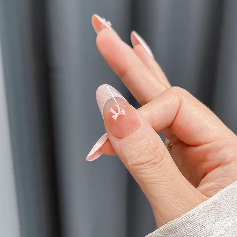 50Pcs Mixed Mini Bow Nail Art Charms 3D Bowknot Tie Parts Nail Art Decoration Ribbon Nail Accessories For Diy Manicure Salon