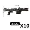 Military Building Blocks MOC Star Movie Characters Solider Figures War Mini Bricks Weapons Accessories Guns Cloak Axe Armor