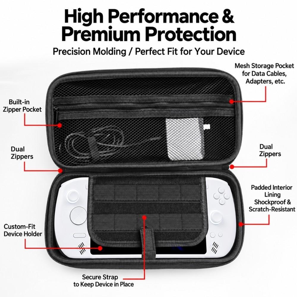 EVA Carrying Case Portable Protective Cover Storage Bag for Lenovo Legion C700 Gaming Handheld