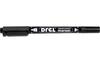 Permanent Marker Black, Double-sided 0.5 - 1.0