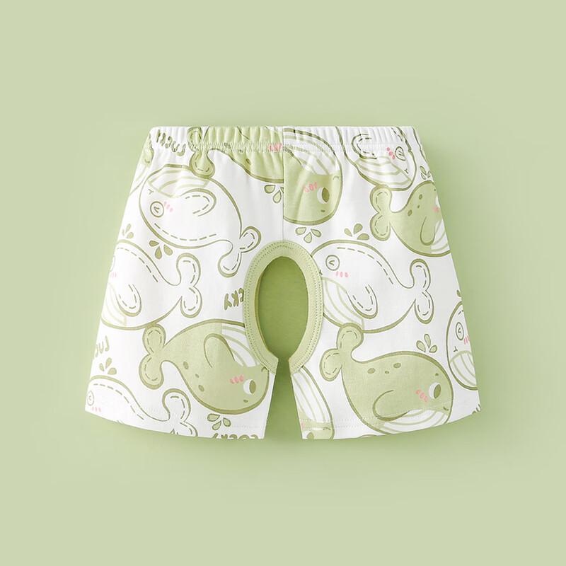 Duoxiluka Baby Summer Cartoon Open Crotch Shorts 90