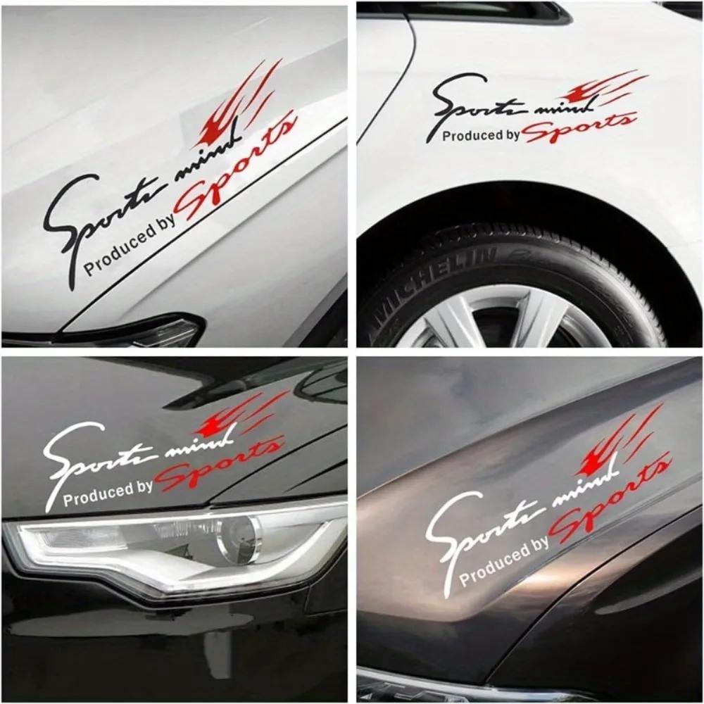 1Pc Sports Car Decals Water-Repellent Auto Body Lamp Eyebrow Vinyl Scratch Cover Decals Durable Decoration Vehicle Accessories