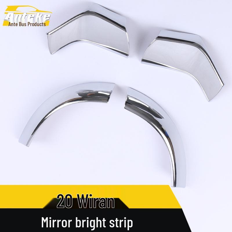 2020 Viloran Rearview Mirror Trim Sticker: Bright Strip Sequin Accessory