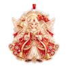 Christmas Hanging Ornament Vintage 2D Acrylic for Holiday Tree and Home Decor
