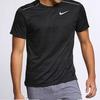 Nike Men's Black Athletic Fitness Crew Neck Short-Sleeve T-Shirt