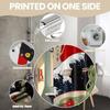 Japanese Shower Curtain Funny Black Cat Anime Wave Asian Shower Curtains for Bathroom Decor Sets, Waterproof Fabric with Hooks