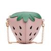 Pu Themed Strawberry Leather Girls Purse Antitheft Shoulder Bag Gift Toddler