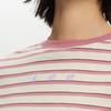 Lee Women's Logo Print Striped Short Sleeve T-Shirt