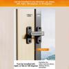 Adjustable Drop 0-7mm Adjustable Door Lock Versatile Security Latch