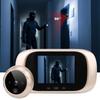 Visor de Porta Visual LCD TFT de 2,8 polegadas Visão Noturna IR Câmera de Armazenamento Cíclico Campainha Ding Dong Controle de Acesso Inteligente