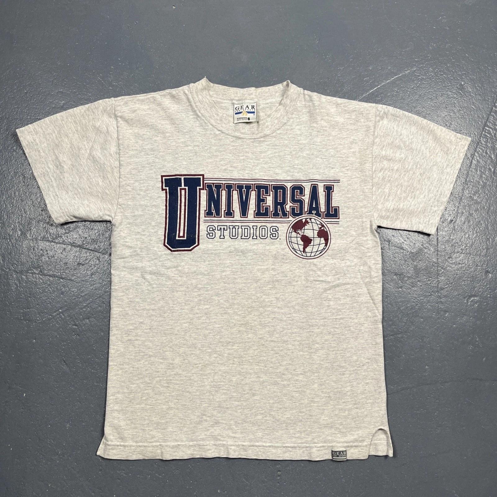 

Vintage 90s Universal Studios Florida Tshirt Small Grey VTG Travel Vacation M
