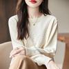 Thickened Round Neck Jacquard Sweater: New Spring & Autumn Collection