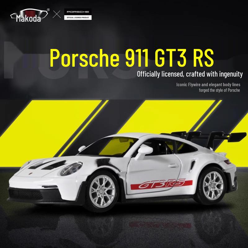 CH554071 911 GT3 RS Alloy Pull-Back Toy Car with Opening Double Doors