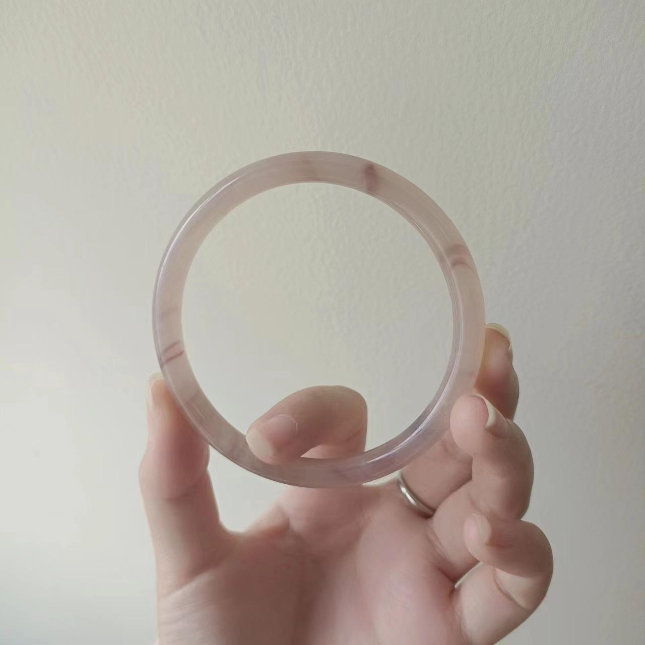 

Thick round bracelet jingle bracelet glass imitation jade ancient style accessories forbidden girlfriend Xiaohongshu same style recommended