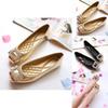 Elegant Rhinestone Soft Leather Women's Flats Shoes For Effortless Casual Style