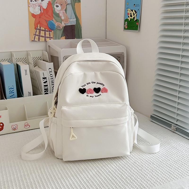 Schoolbag new junior high school high school primary school schoolbag girl high value simple travel large capacity Korean version ins backpack