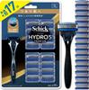 Hydro 5 Premium Smooth Skin Club Pack 16 Replacement Shaving Razor (Holder (with Blade) + Blades)