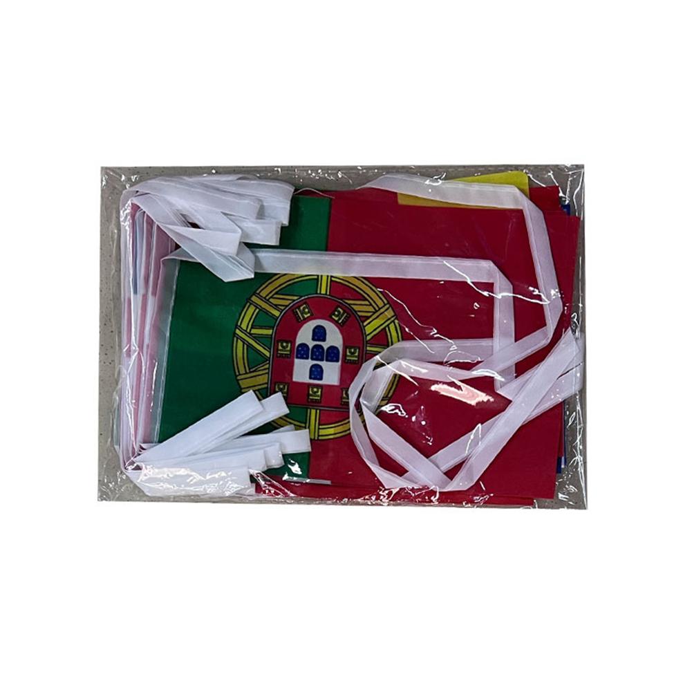Striscione Bandierine Stringa Coppa del Mondo Qatar 2022 Bandierine da Appendere 32 Nazioni per Giardino Ristorante Festa Decorazione