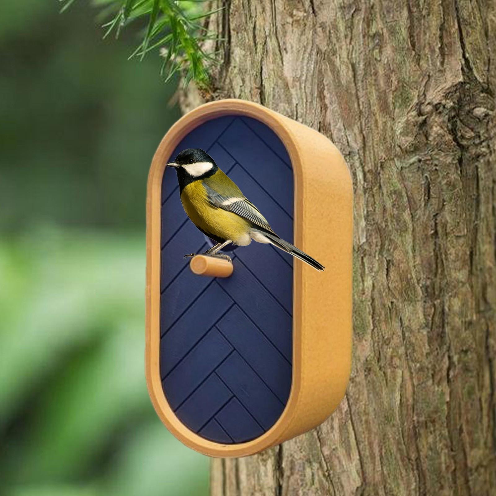 

Modern Bird House 3D Printing Ornaments Garden Decoration Pendant ,Small Plastic Wall Mounted Birdhouse , Outdoor Nesting Box For Wild Birds One Size жёлтый