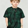 Fashionable men's and women's round neck T-shirt net edition tie dye T-shirt short sleeved fabric Sweating without stuffiness