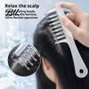 Scalp Care Comb for Essence Essential Oil Applicator Comb, Round Massage Ball Teeth Design, 10ml Capacity, Portable Tool Clear Leakproof Liquid