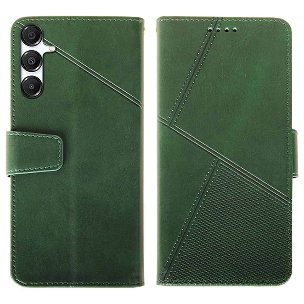 IDEWEI For Samsung Galaxy A16 5G/4G Case Leather Wallet Phone Cover Stand Calf Texture