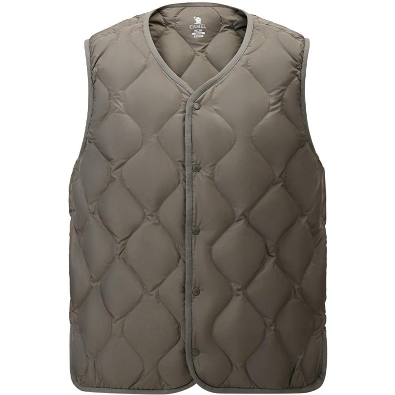 Camel Unisex Lightweight Duck Down Vest S