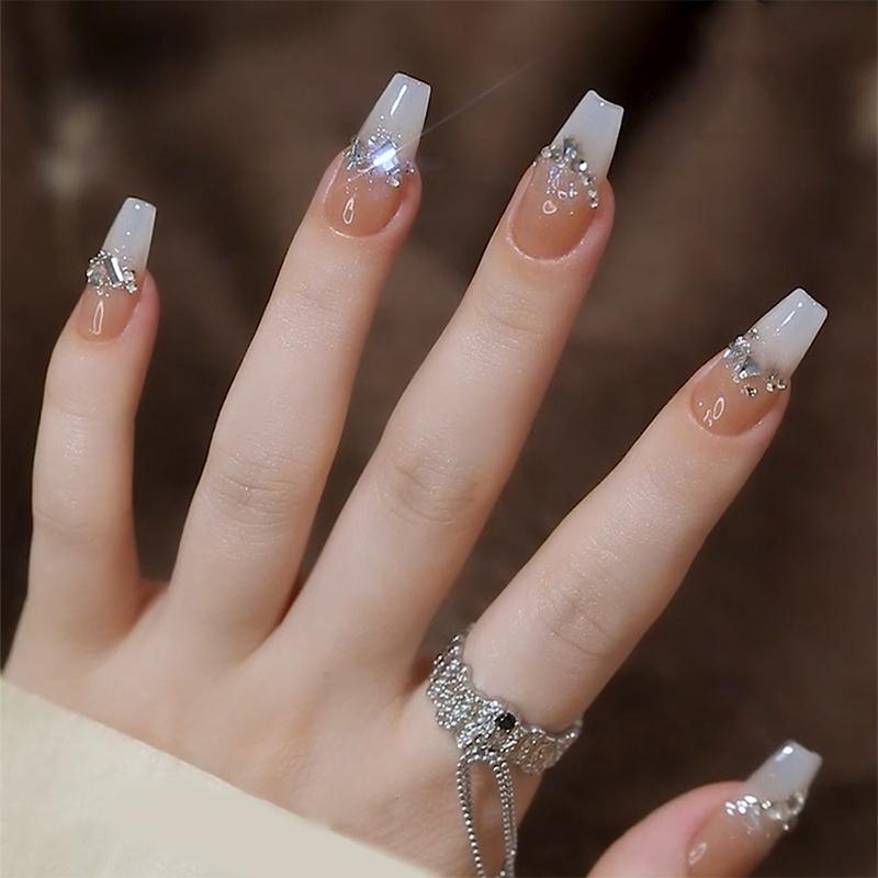 100Pcs Nail Art Mini Small Diamond Flat Back Nail Charms Rhinestones Special Shaped Crystals Nail Art Stones Decoration