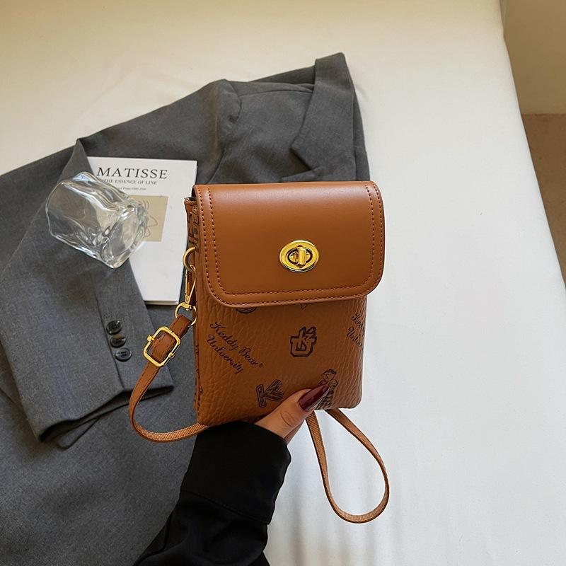 Fashion Small Square Bag Women's New Fashion Messenger Small Square Bag Niche Casual Mobile Phone Bag