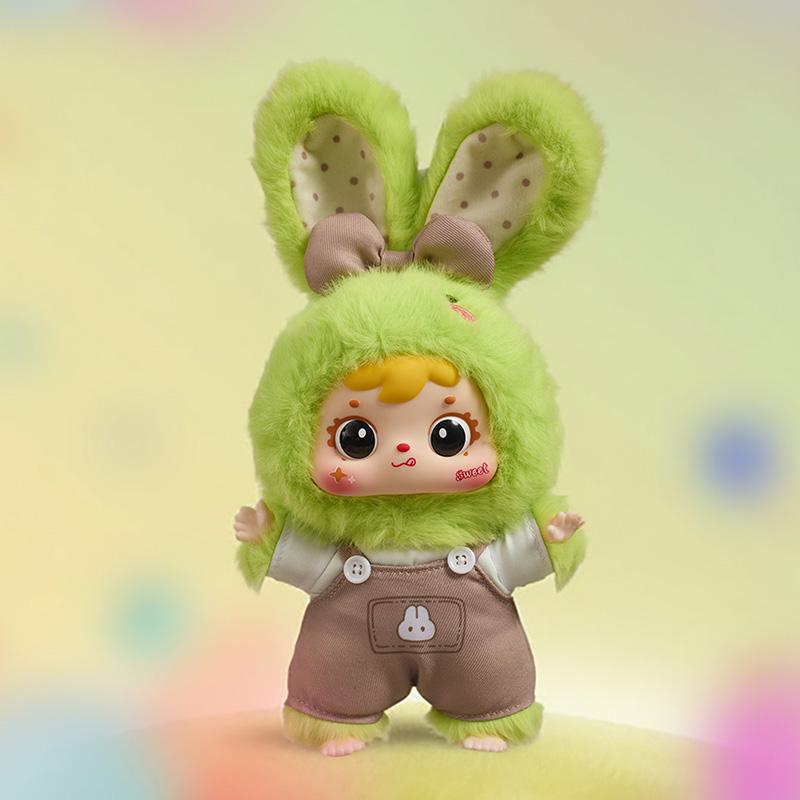 New Samuel Rainbow Rabbit Baby Series Plush Blind Box Cute Rabbit Doll Keychain Pendant Bedroom Decoration Ornament Holiday Gift