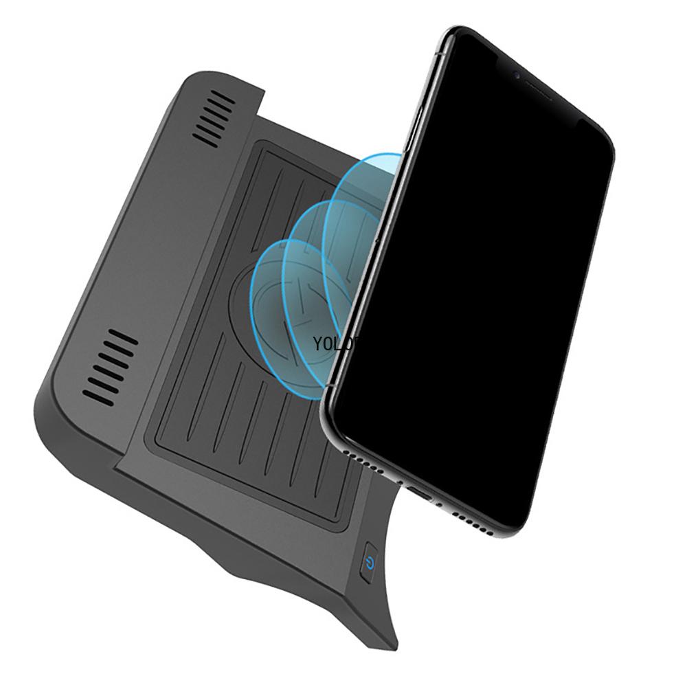 10W QI Fast Wireless Car Charging Charger BMW 5 6 Series 2018-2023 G30 G31 G38 F90 Car Pad Mobile Phone
