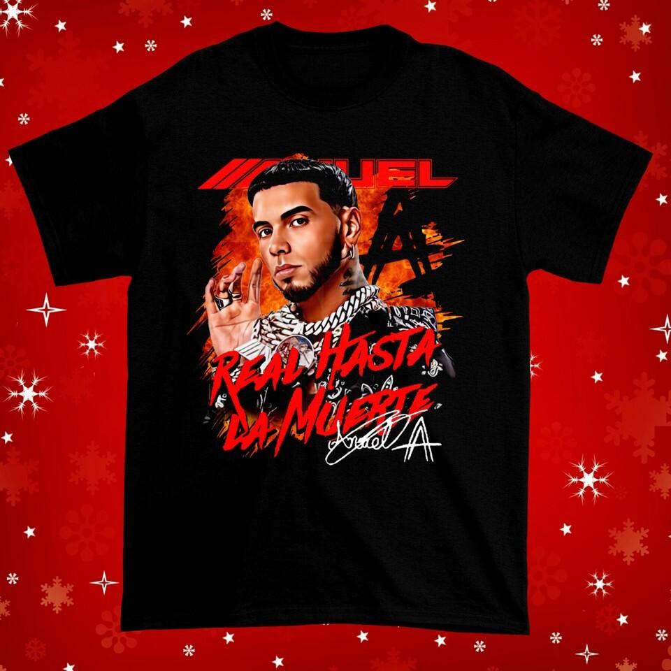 

New Rare Anuel AA For Fans Cotton All Size Men Women Black Shirt BL155 Unisex T-Shirt XXXL