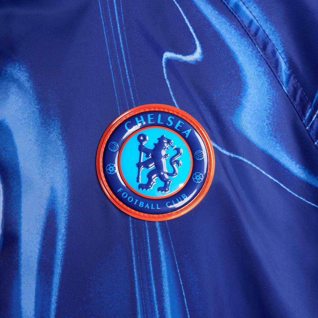 Nike Chelsea FC Windrunner Removable Hood Soft Zipper Long Sleeve Jacket Men Jacket Clover-Blue FZ4172-495