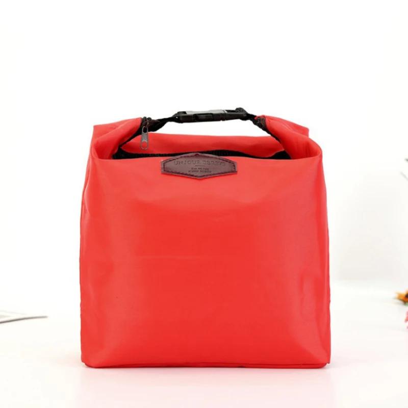 Tragbare Thermoisolierte Kühlbox Picknick Für Lunchbox Behälter Beutel Heim Organizer Nylon Wasserdicht Lunch Aufbewahrungstasche 1 Stück