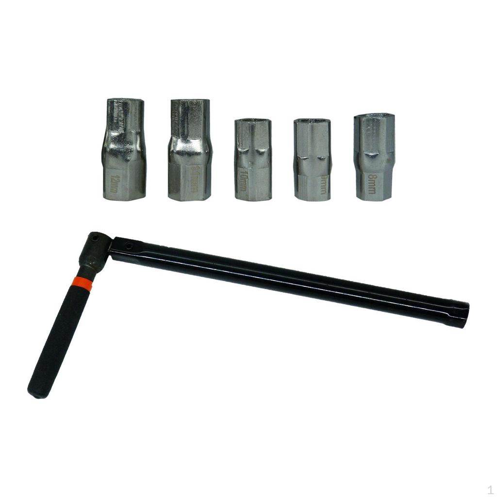 6Pcs Wrench Socket Plumber Back Nut Kits Hand Tool Spanner Durable Faucet Repair Labor Saving