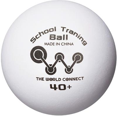 The World Connect Table Tennis TWC School Training 100 White Balls, Balls, 40+, Balls, DV010,
