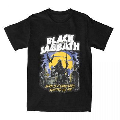 Men Women Heavy Metal Black Sabbaths Shirt Accessories Humor 100% Cotton T Shirts Tee Clothing New Arrival