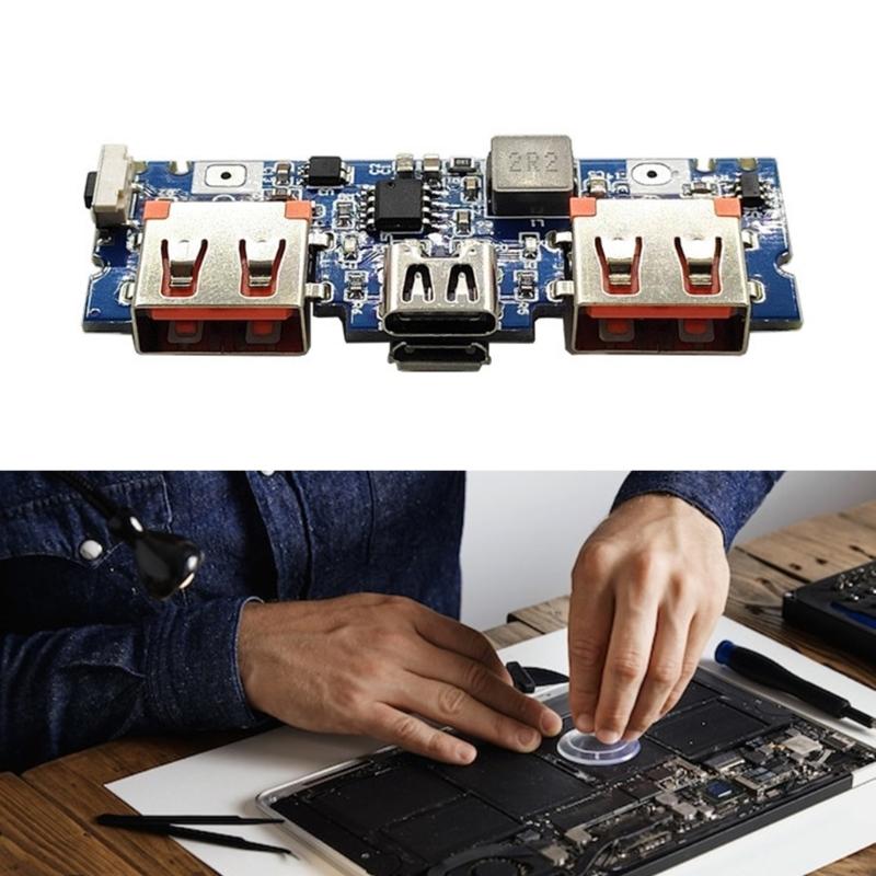 5V 2,4A Typ C Boost-Modul Platine Akku-Ladeplatine Doppel-USB 5V 2,4A Typ C USB Mobile Powerbanks