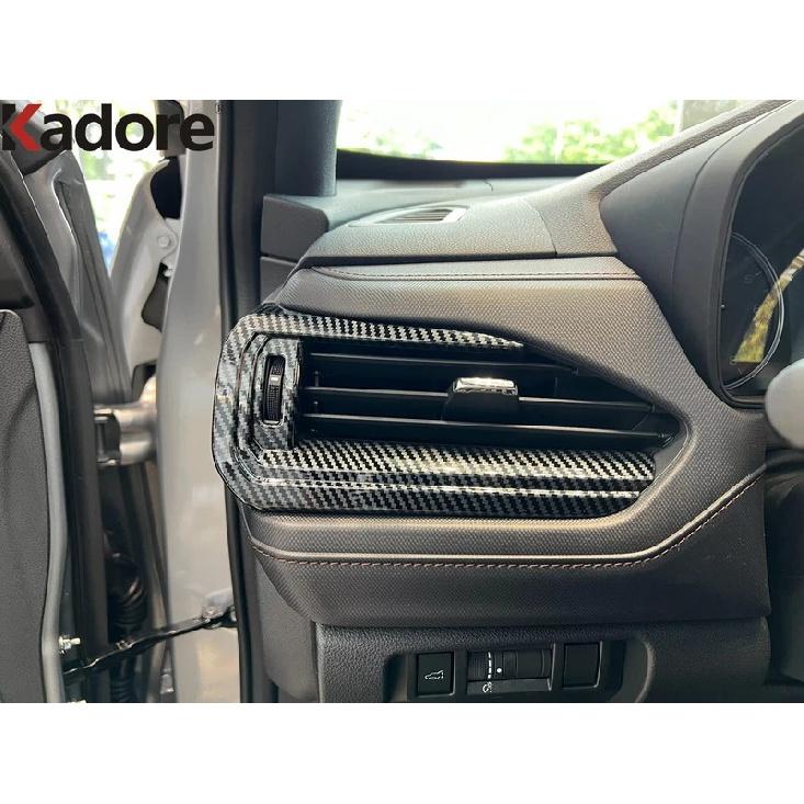 For Subaru Forester 2025 2026 Carbon Fiber Car Front Side Air Condition Vent Outlet Cover Trim Inteiror Mouldings Accessories