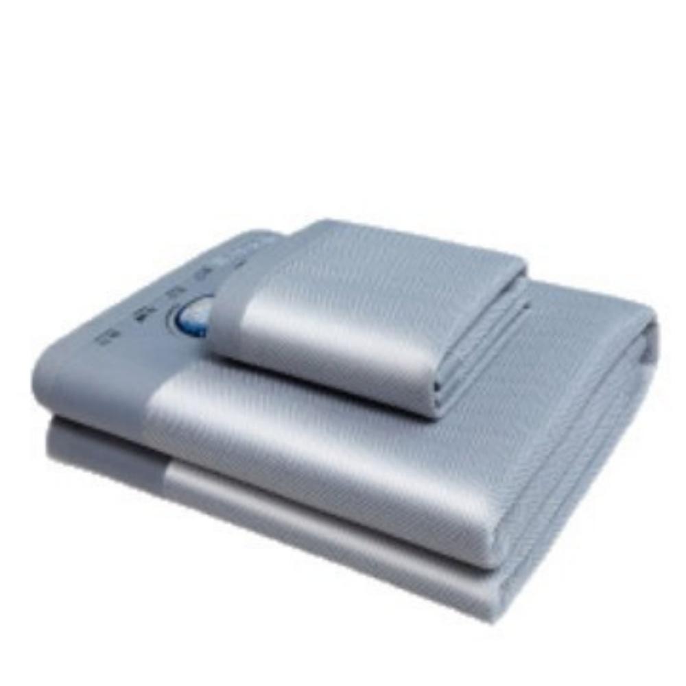 Foldable Washable Summer Ice Silk Cooling Mat Non-Slip Breathable Bed Pad with Pillowcases for Home Dormitory Daily Sleeping
