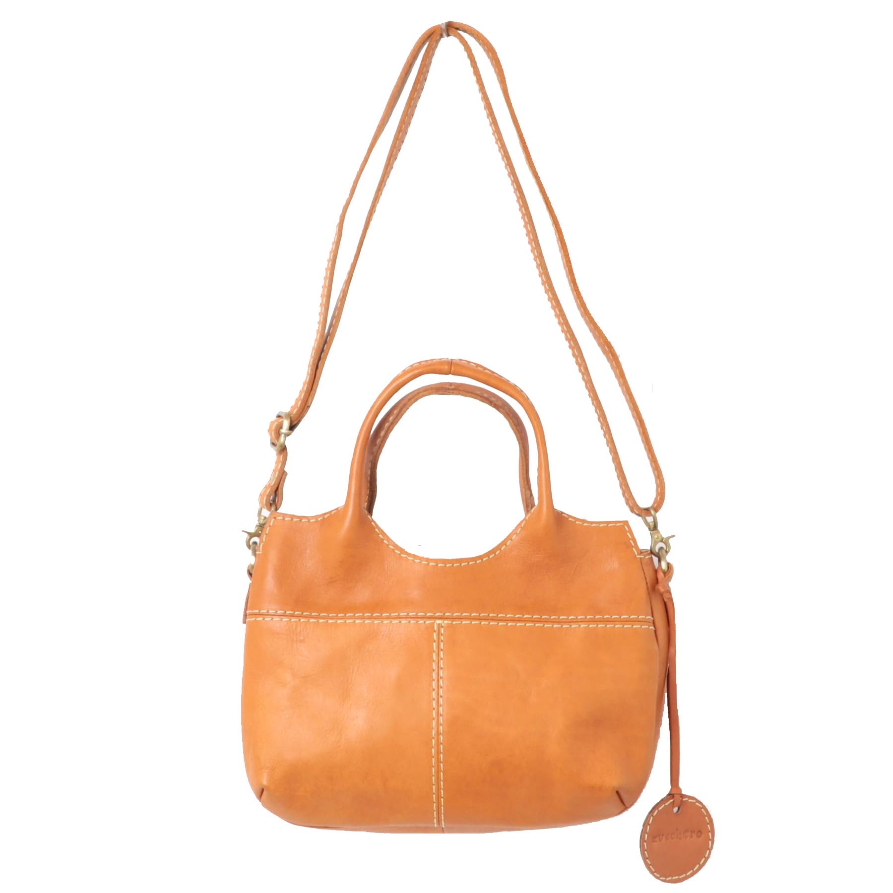 

ZUCCHERO Жіноча шкіряна сумка через плече великої місткості, 2-в-1, Crossbody, Подарунок, 40075