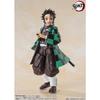 TAMASHII NATIONS S.H.Figuarts Demon Slayer: Kimetsu No Yaiba Tanjiro Kamado, Approximately 140mm, PVC & ABS Painted Action Figure