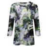 3/4 Sleeve Shirts For Women  Print Graphic Tees Blouses Casual Plus Size Basic Tops Pullover