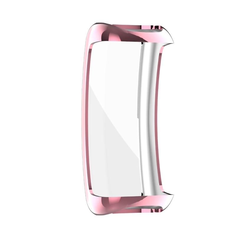 Case for Inspire 2/3 TPU Thin Plated Case Shock-Proof Cover All-Around Protective Bumper Shell Smartwatch