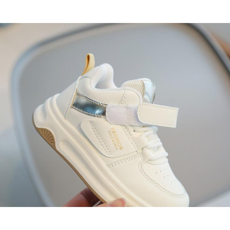 Children's Sports Shoes - New Spring/Autumn Arrival, High-Top White Sneakers for Girls, Casual Skate Shoes for Boys, Soft-Soled Shoes for Toddlers